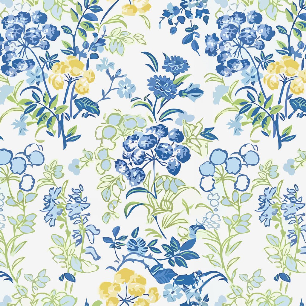 VEELIKE Cottage Floral Peel and Stick Wallpaper