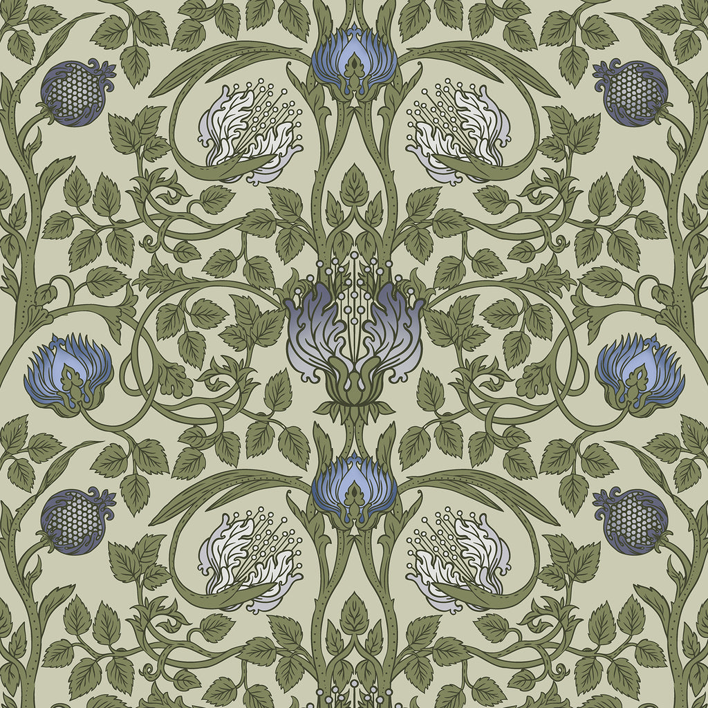 VEELIKE Vintage William Morris Art Nouveau Wallpaper