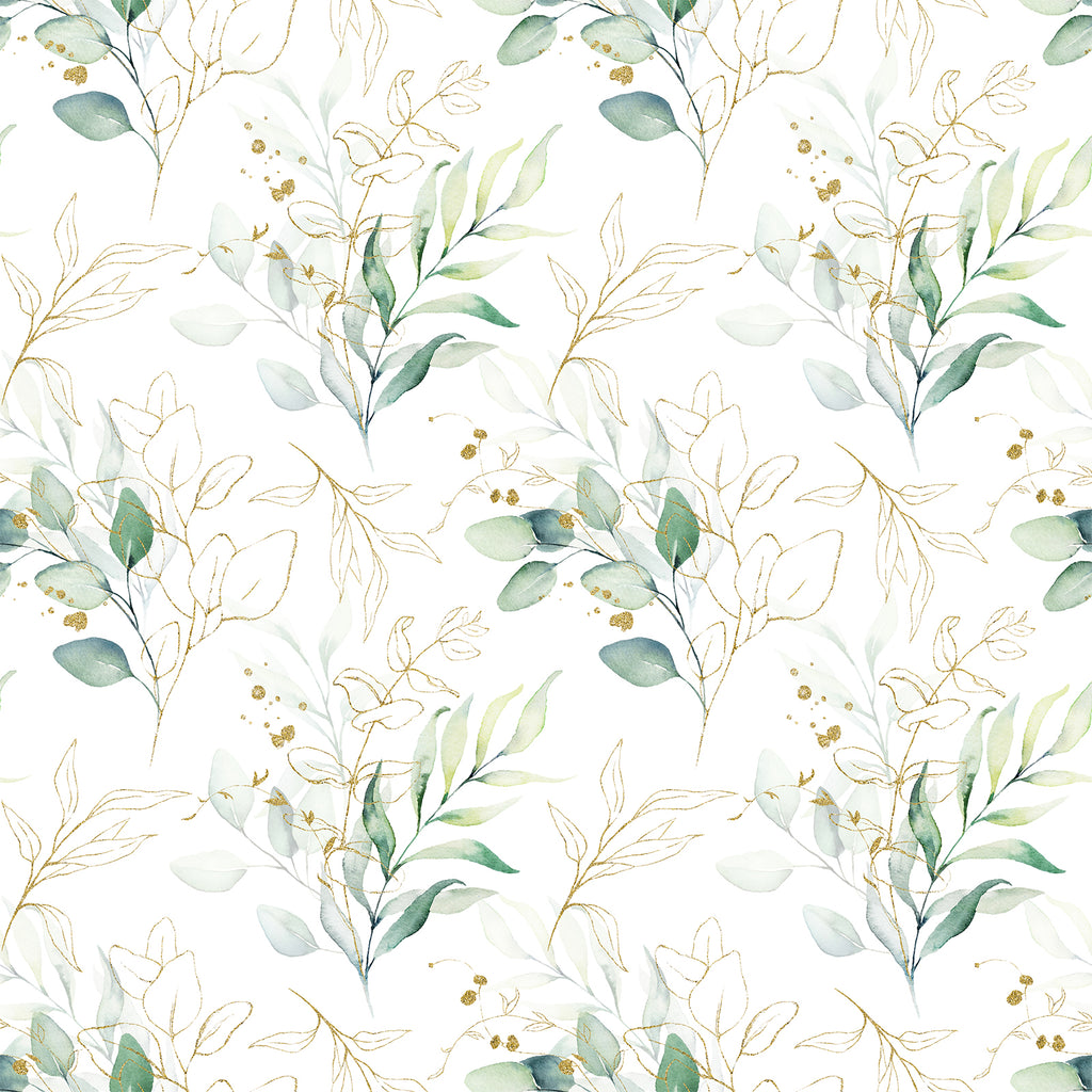 VEELIKE Boho Eucalyptus Wallpaper