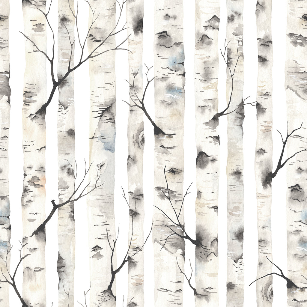 VEELIKE Birch Tree Wallpaper