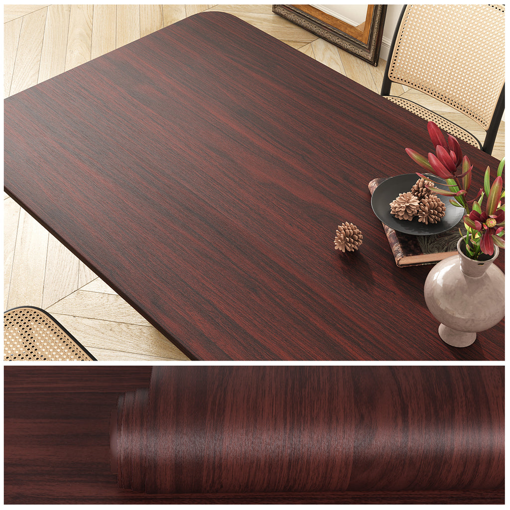 VEELIKE Thick Mahogany Wood Contact Paper