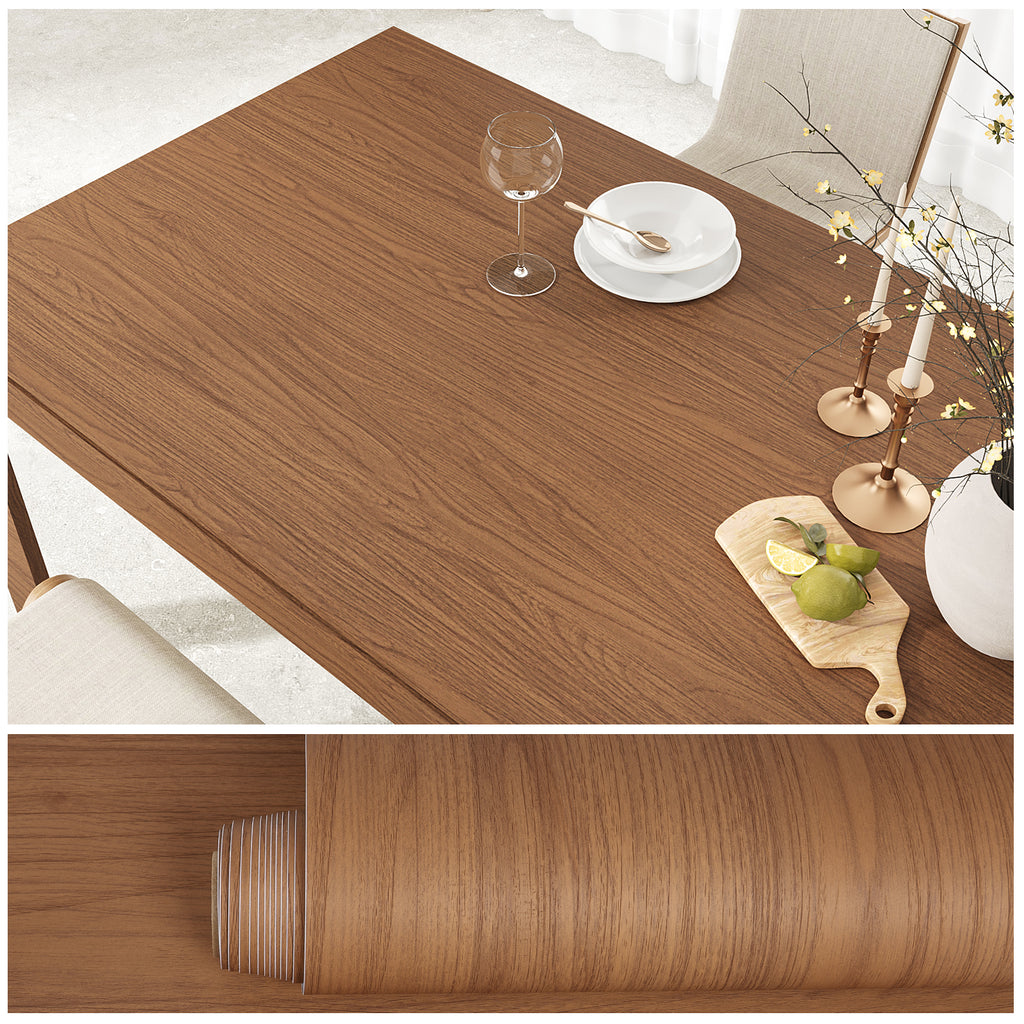 VEELIKE Natural Walnut Wood Contact Paper