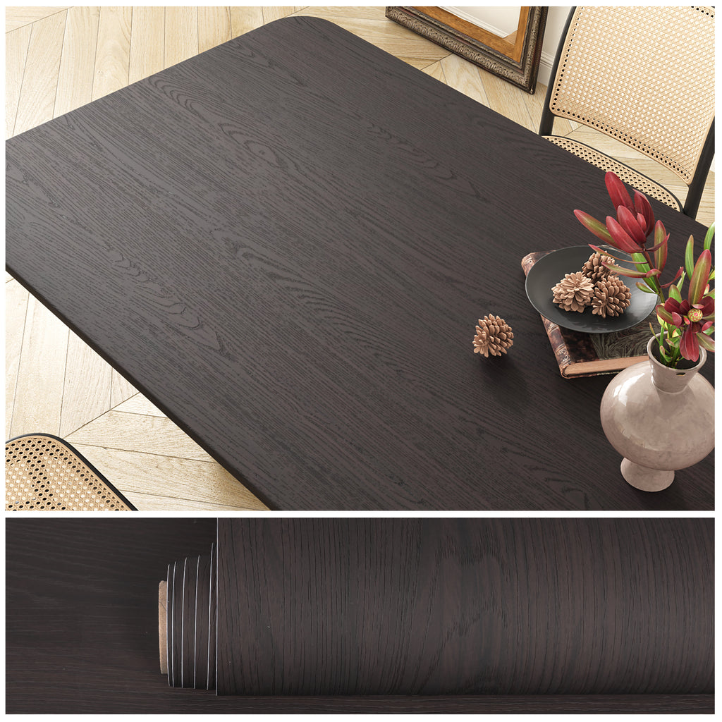 VEELIKE Thick Espresso Wood Contact Paper