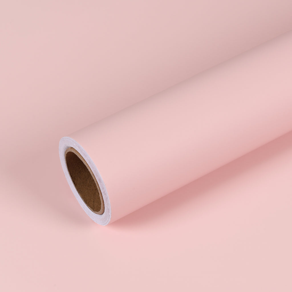 VEELIKE Light Pink Wallpaper