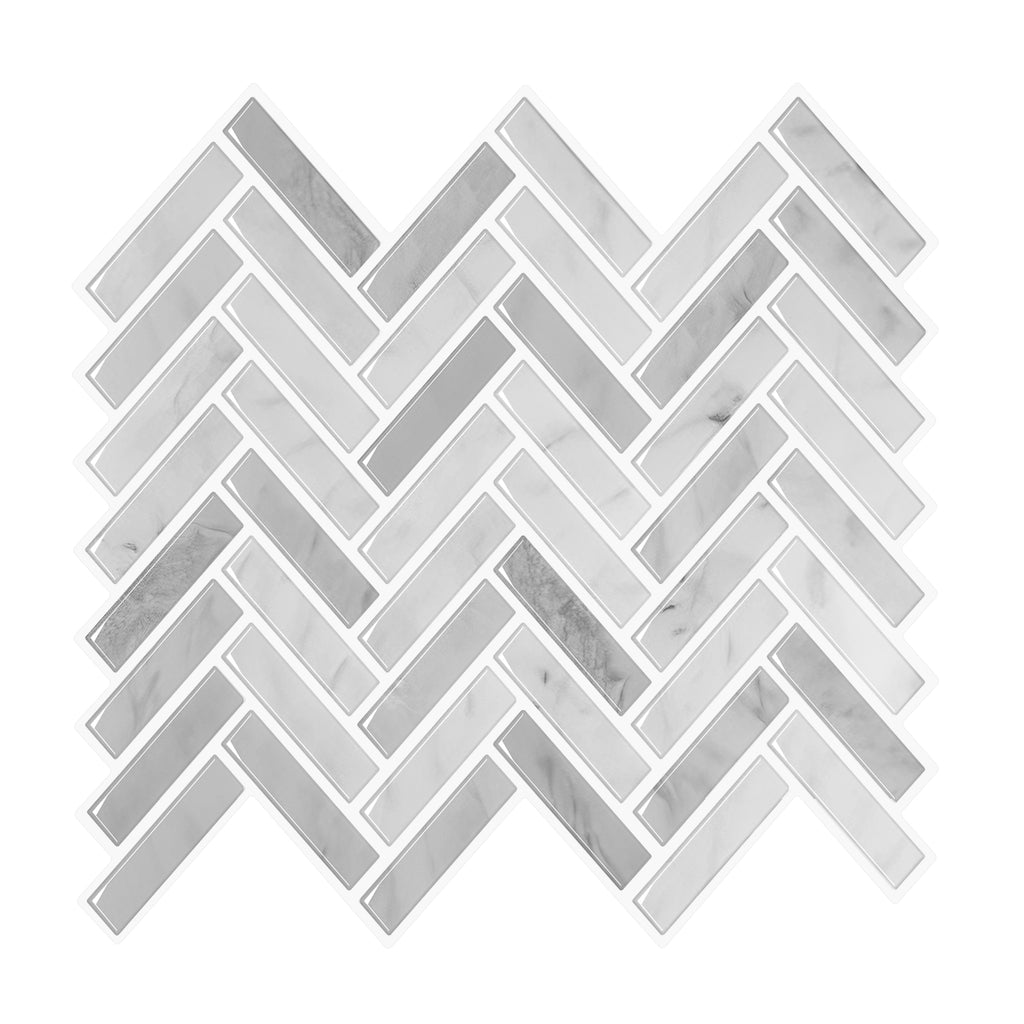VEELIKE Grey Kitchen Backsplash Tiles