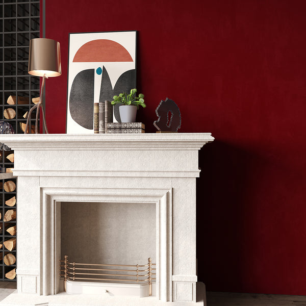 VEELIKE Self Adhesive Dark Red Velvet Flock Contact Paper