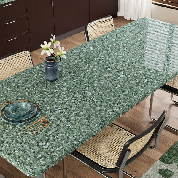 VEELIKE Sparkle Green Granite Contact Paper