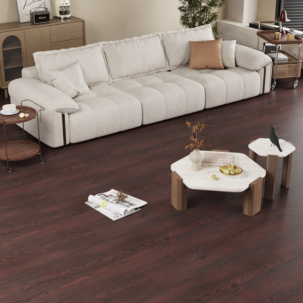 VEELIKE Mahogany Oak Vinyl Flooring