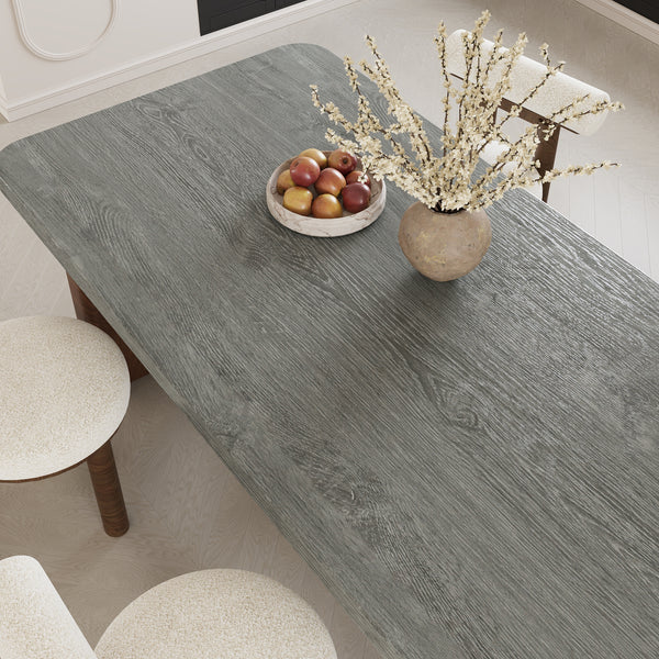 VEELIKE Thick Grey Oak Wood Contact Paper