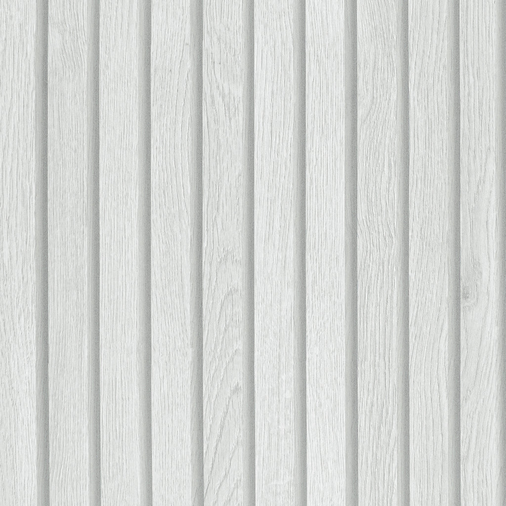 VEELIKE Off-White Wooden Slat Contact Paper