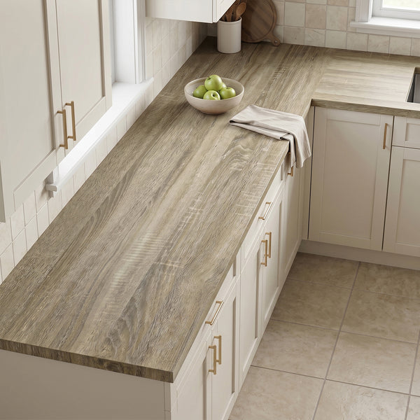 VEELIKE Greige Oak Wood Contact Paper