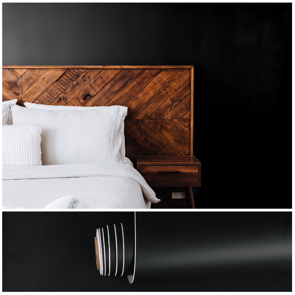 VEELIKE Thickened Black Contact Paper