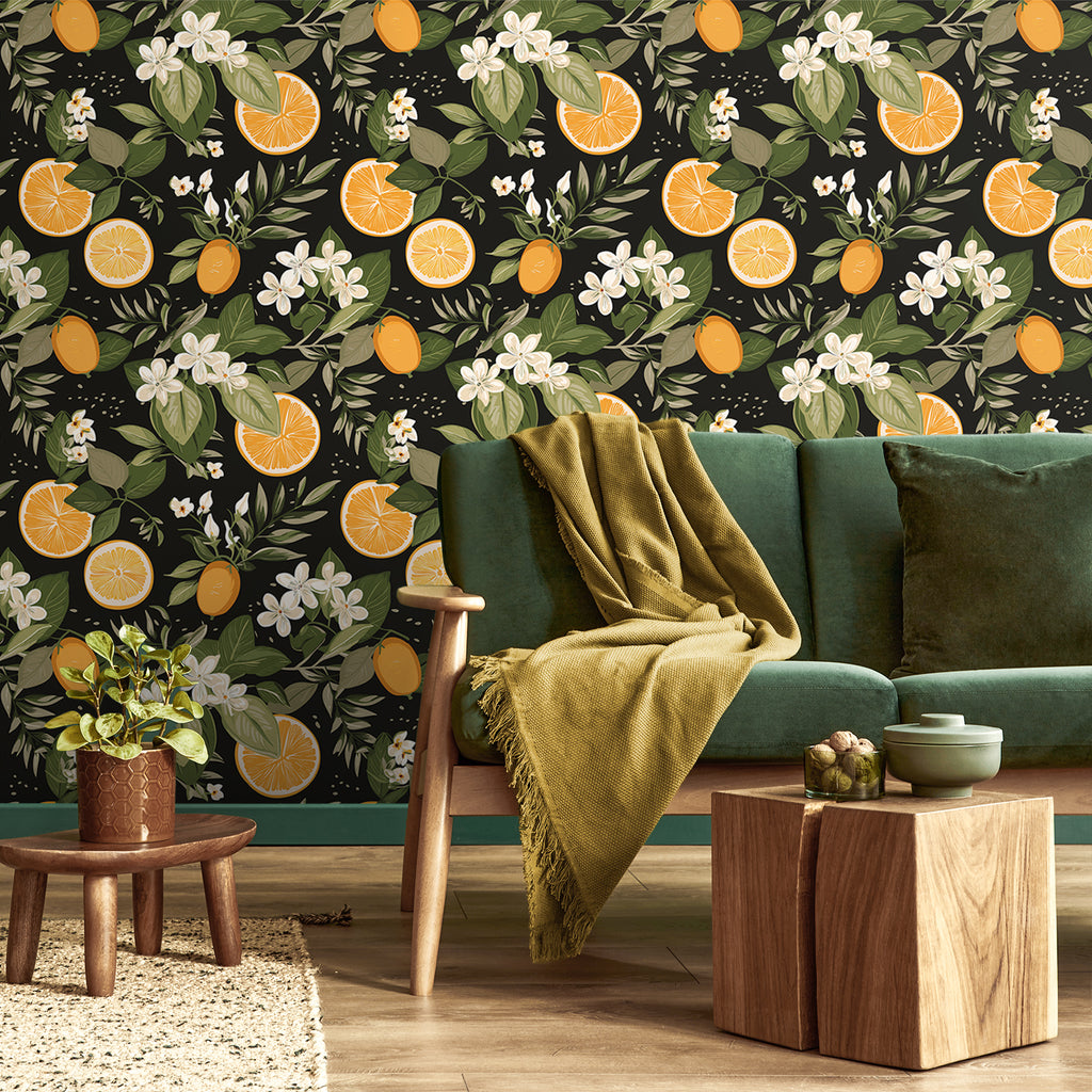 VEELIKE Dark Lemon Wallpaper – Veelike