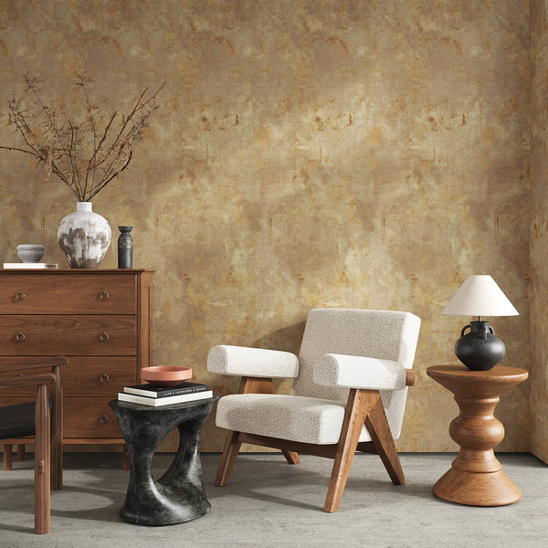 VEELIKE Industrial Orche Concrete Wallpaper
