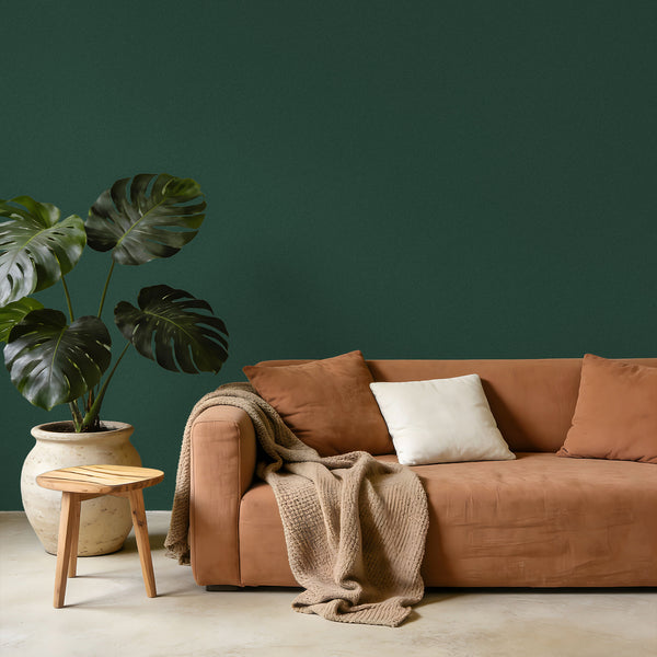VEELIKE Matte Dark Green Wallpaper