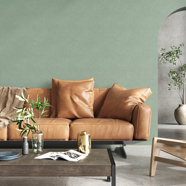 VEELIKE Sage Green Anaglypta Wallpaper