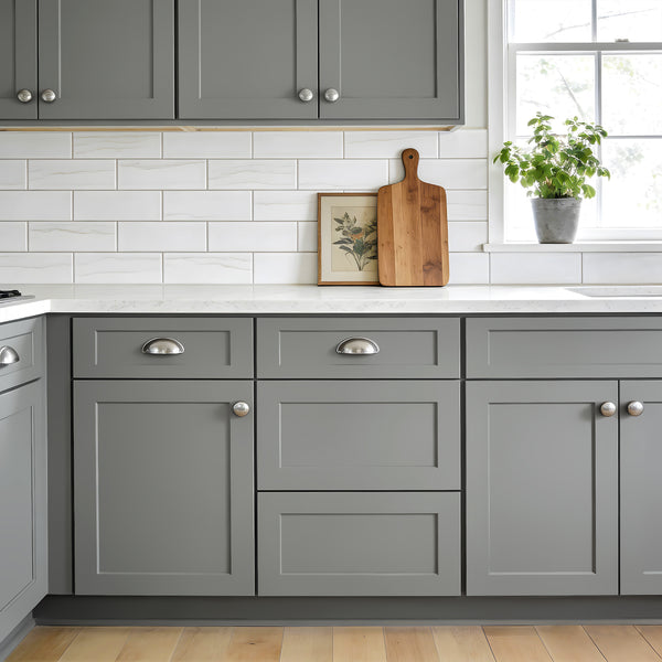 VEELIKE Thickened Gray Contact Paper