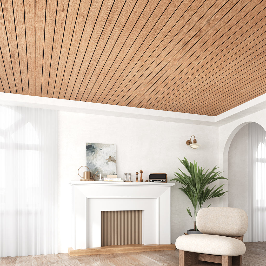 VEELIKE Large Roll Luxury Cherry Wood Slat Wall Panel – Veelike