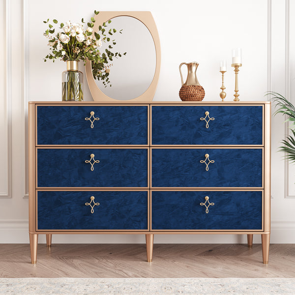 VEELIKE Self Adhesive Navy Blue Crushed Velvet Flocking Fabric