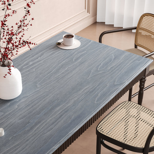 VEELIKE Thick Slate Blue Wood Contact Paper