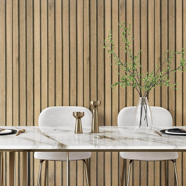 VEELIKE Slat Wood Contact Paper