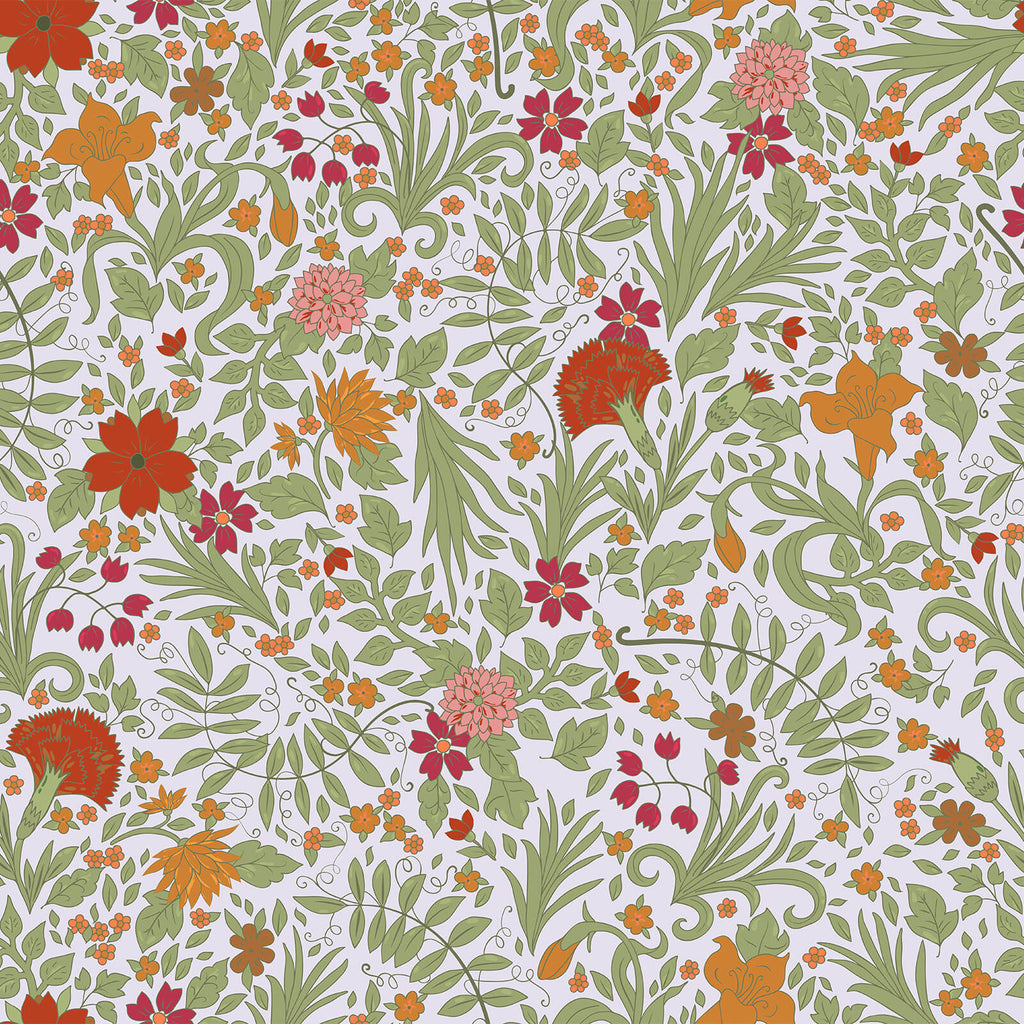     veelike-peel-and-stick-vintage-meadow-flower-floral-wallpaper