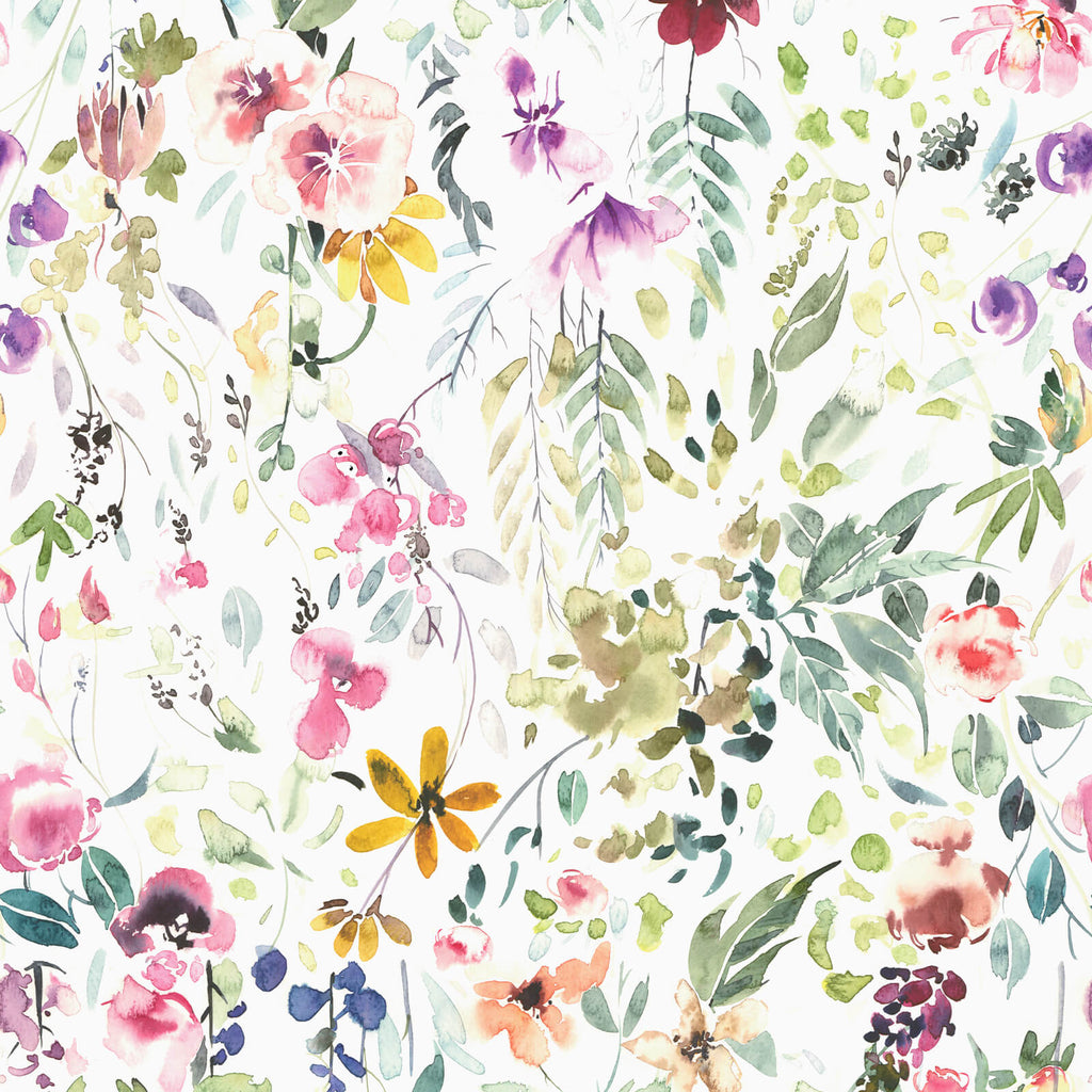 VEELIKE Watercolor Field Flowers Wallpaper – Veelike