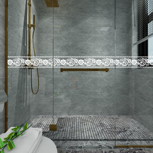 VEELIKE Lace Border Window Sticker(10cm×10m)