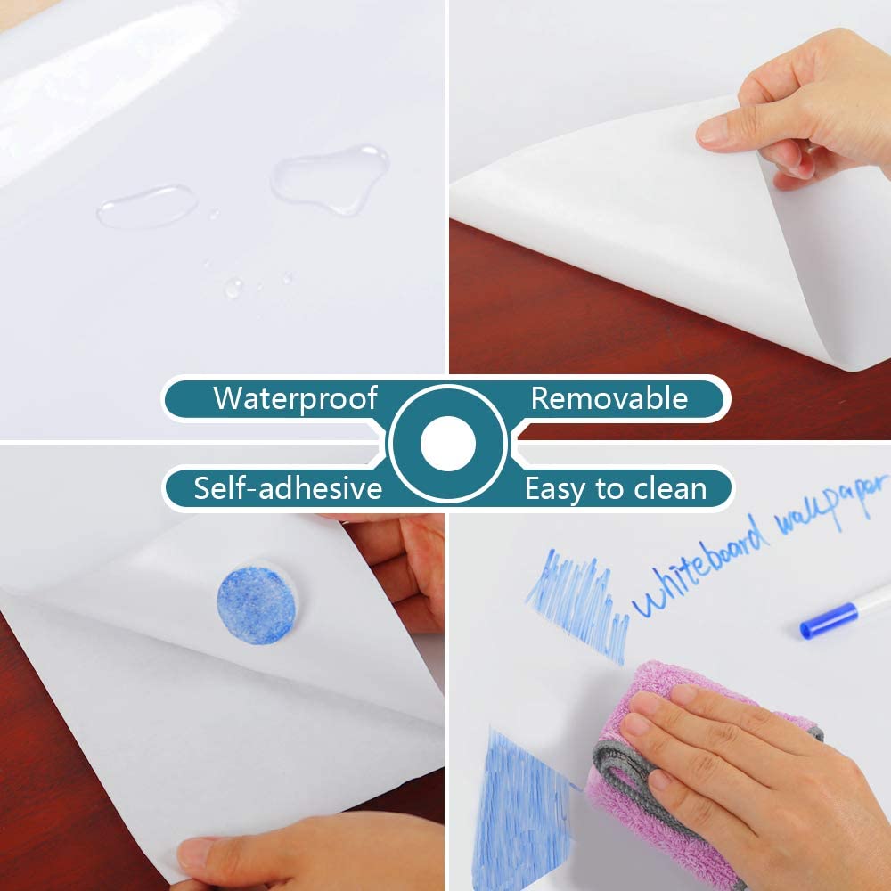 VEELIKE 45cmx2m Dry Erase Whiteboard Contact Paper – Veelike