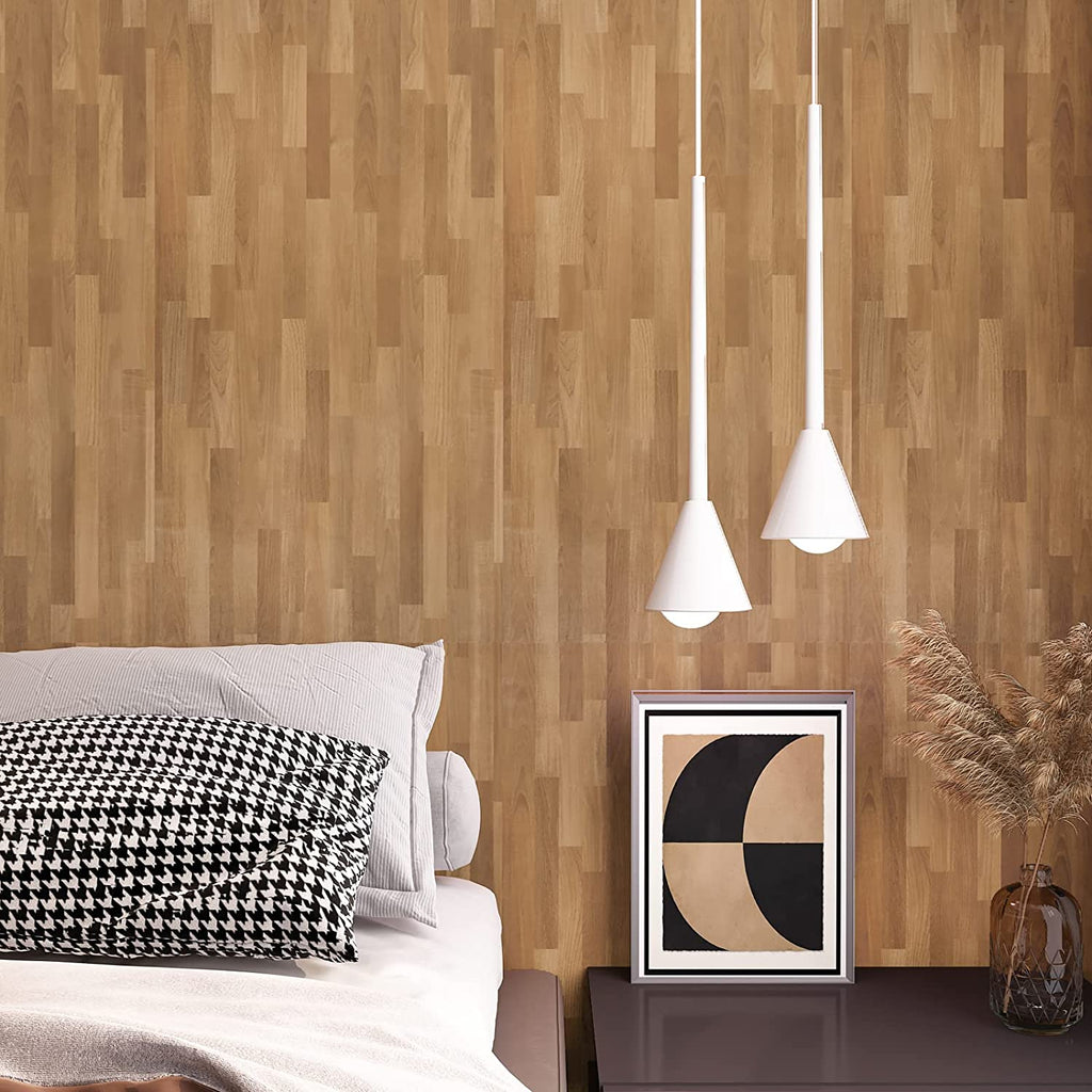 VEELIKE Butcher Block Brown Wood Grain Contact Paper – Veelike