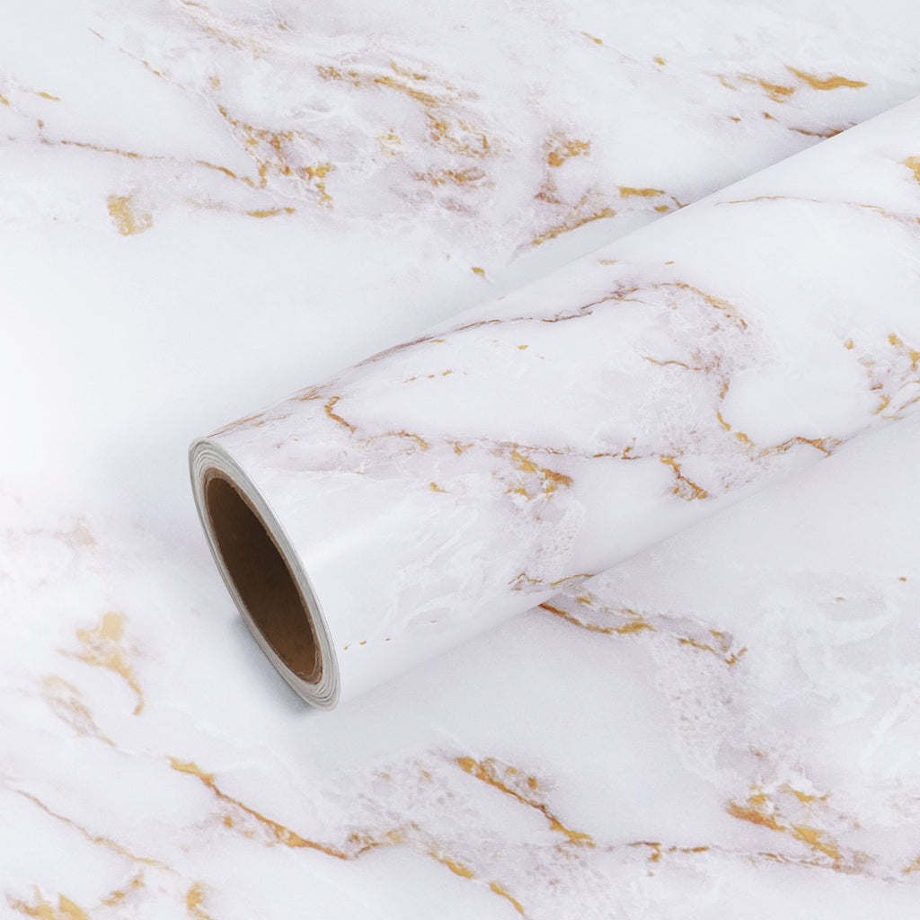 VEELIKE White Gold Marble Contact Paper – Veelike