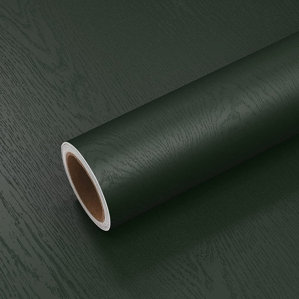 VEELIKE Vintage Dark Green Wood Wallpaper