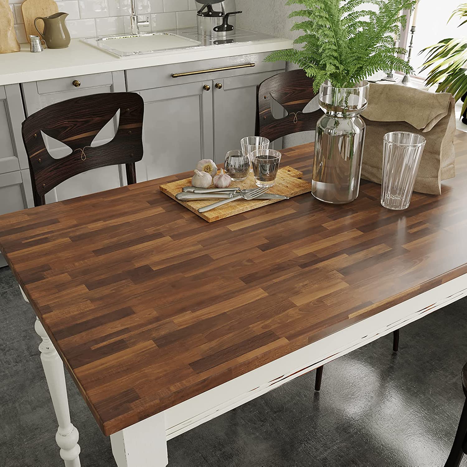 VEELIKE Butcher Block Brown Wood Grain Contact Paper – Veelike