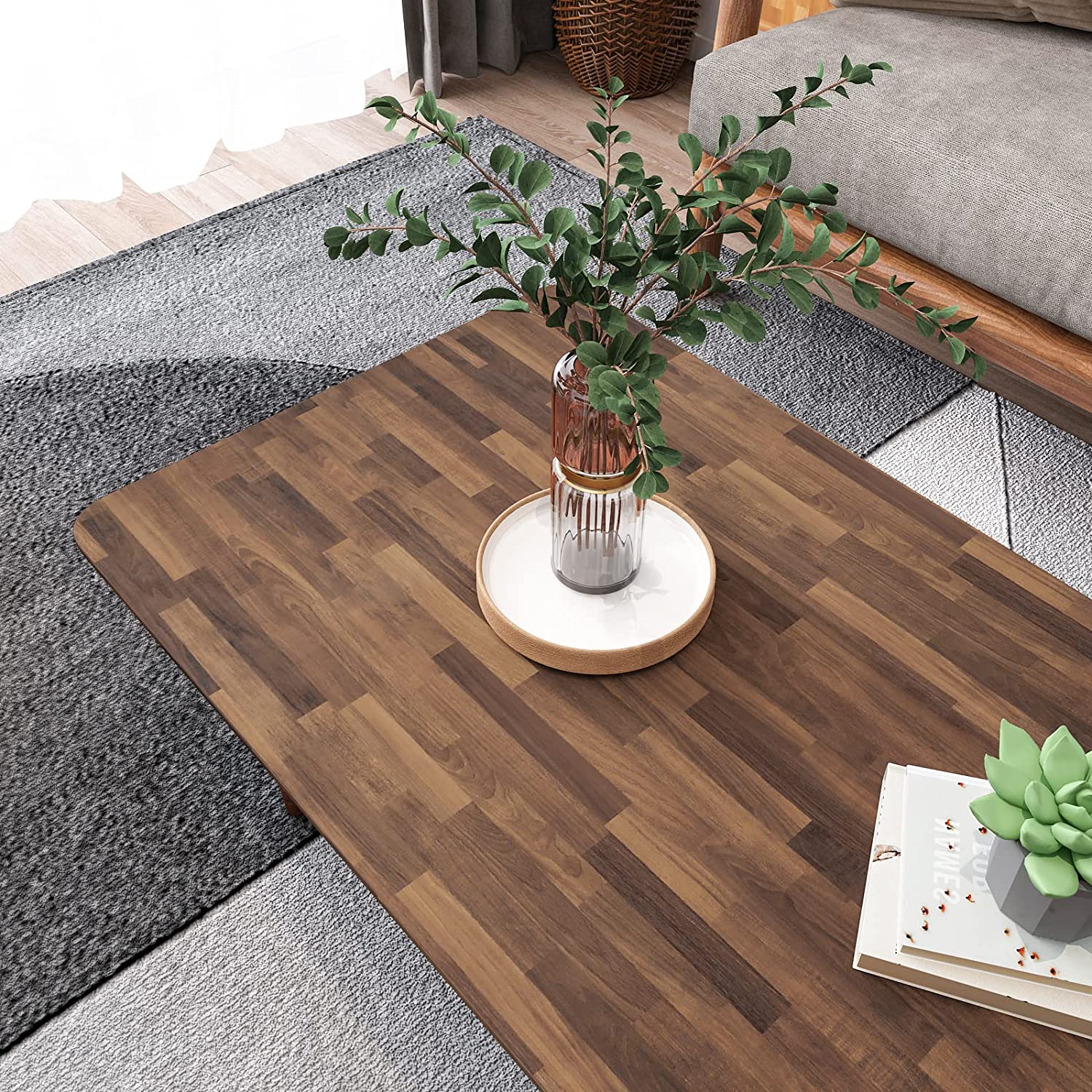 VEELIKE Butcher Block Brown Wood Grain Contact Paper Veelike Veelike butcher block brown wood grain contact paper veelike