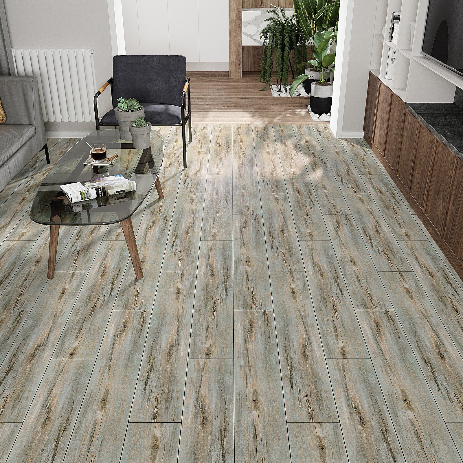 Veelike Rustic Driftwood Vinyl Plank Flooring 6''x36'' – Veelike