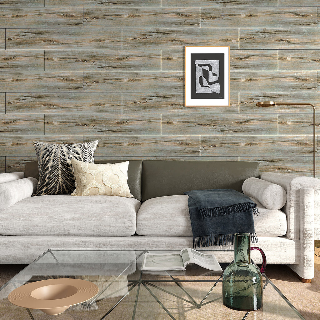 Brewster Home Fashions Advantage Olympic Brown Driftwood Wallpaper |  BHF2774473216